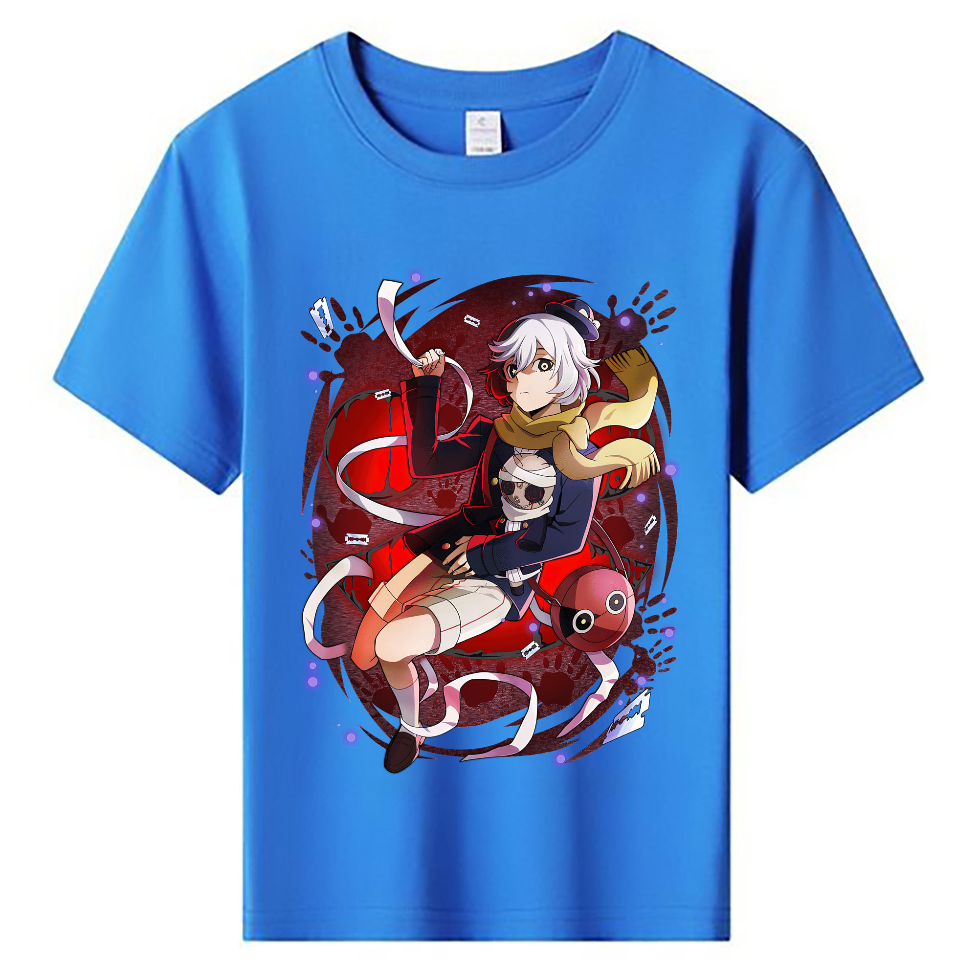 （画像用） 文豪ストレイドッグス Bungo Stray Dogs 綿100％キッズTシャツ（フロントプリント）